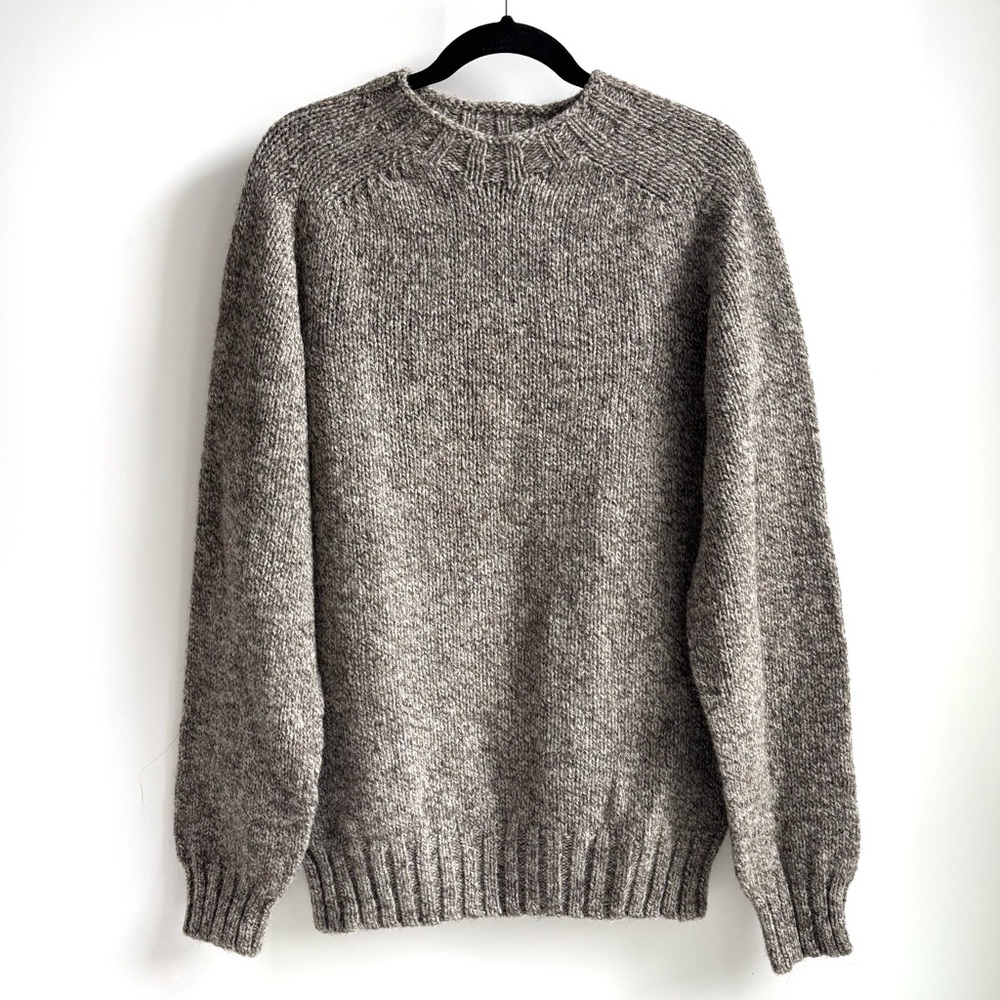 Filson 3-gauge Wool Gray Crewneck Sweater